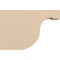 Ekena Millwork 2in. W x 8in. H x 12in. L Del Monte Woodgrain TimberThane Rafter Tail, Primed Tan RFTUR02X08X12DELRCPR - alternate 2
